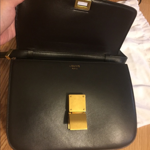 Celine, leopard calf skin box bag, preowned - Picture 6 of 8